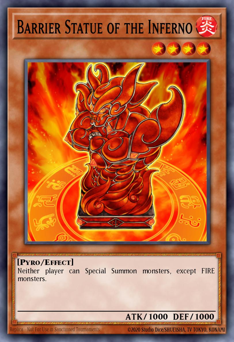 Barrier Statue of the Inferno CDIP-EN020