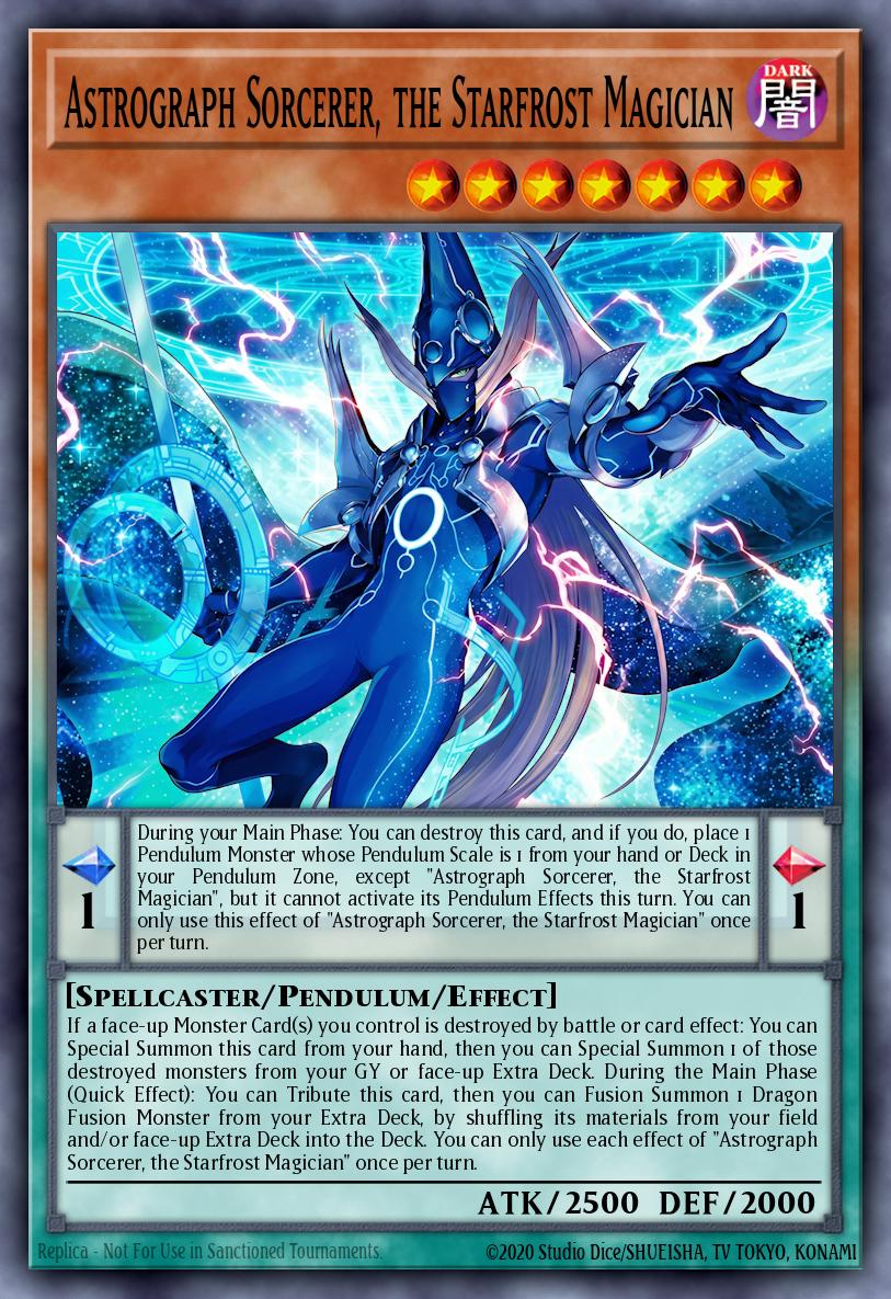 Astrograph Sorcerer, the Starfrost Magician MAMO-EN015