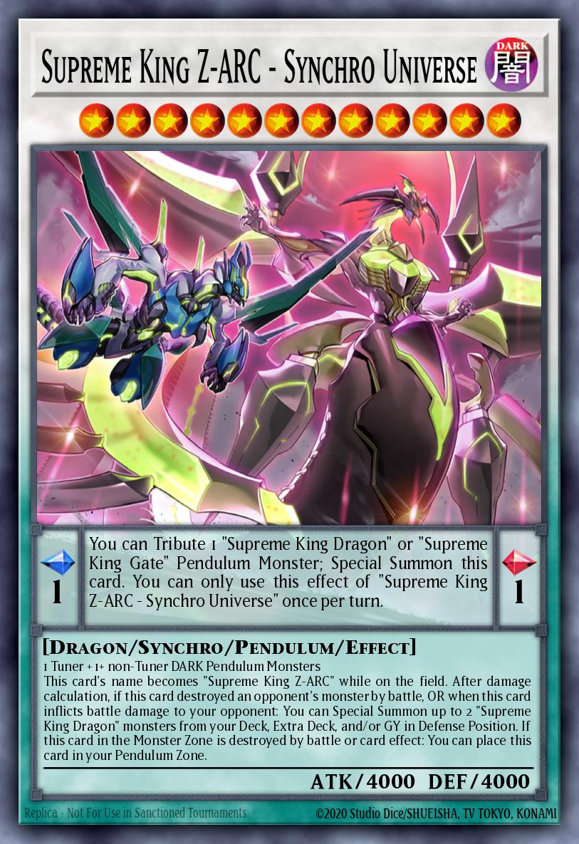 Supreme King Z-ARC - Synchro Universe MP25-EN207