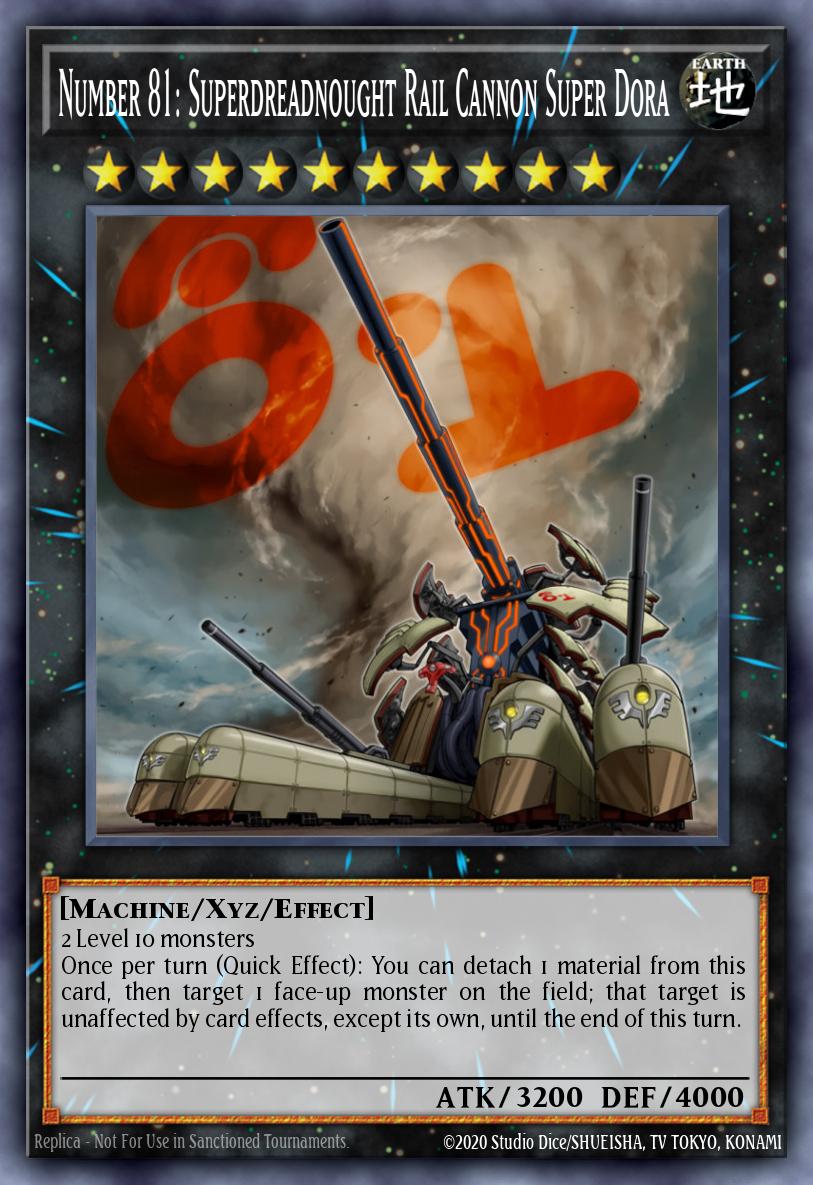 Number 81: Superdreadnought Rail Cannon Super Dora LDS2-EN123