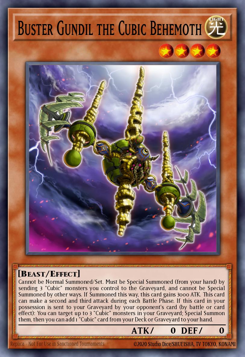 Buster Gundil the Cubic Behemoth MVP1-EN035