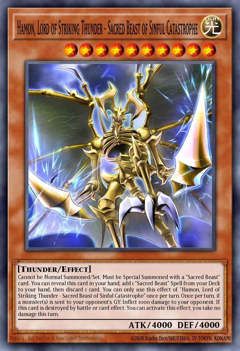 Hamon, Lord of Striking Thunder - Sacred Beast of Sinful Catastrophe CORI-EN006