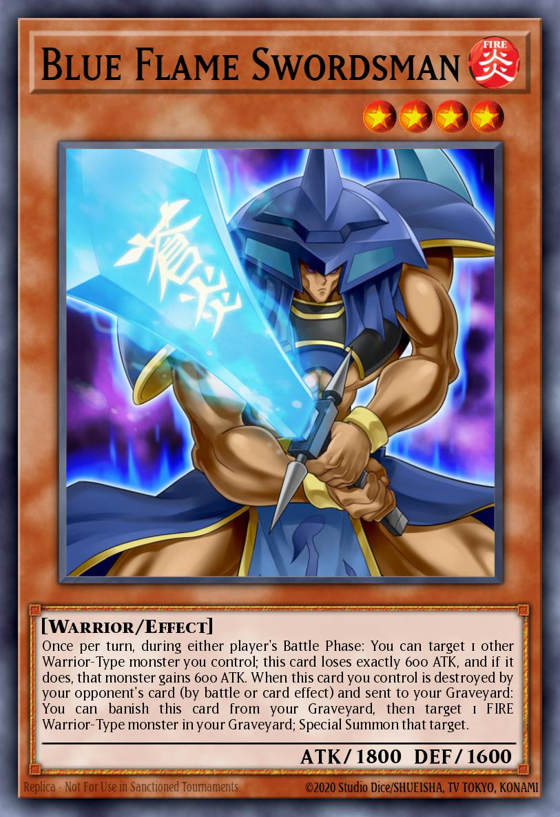 Blue Flame Swordsman LC04-EN001