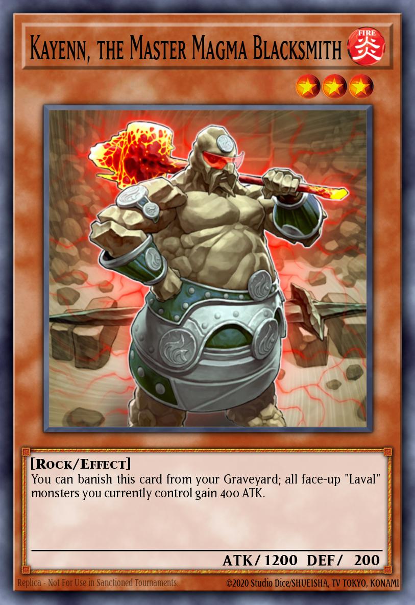 Kayenn, the Master Magma Blacksmith DT05-EN027