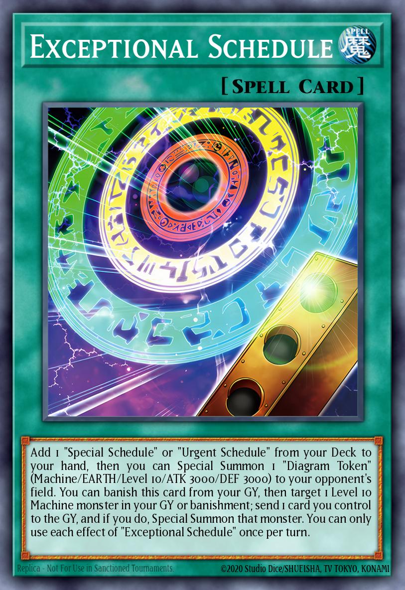 Exceptional Schedule BLZD-EN054