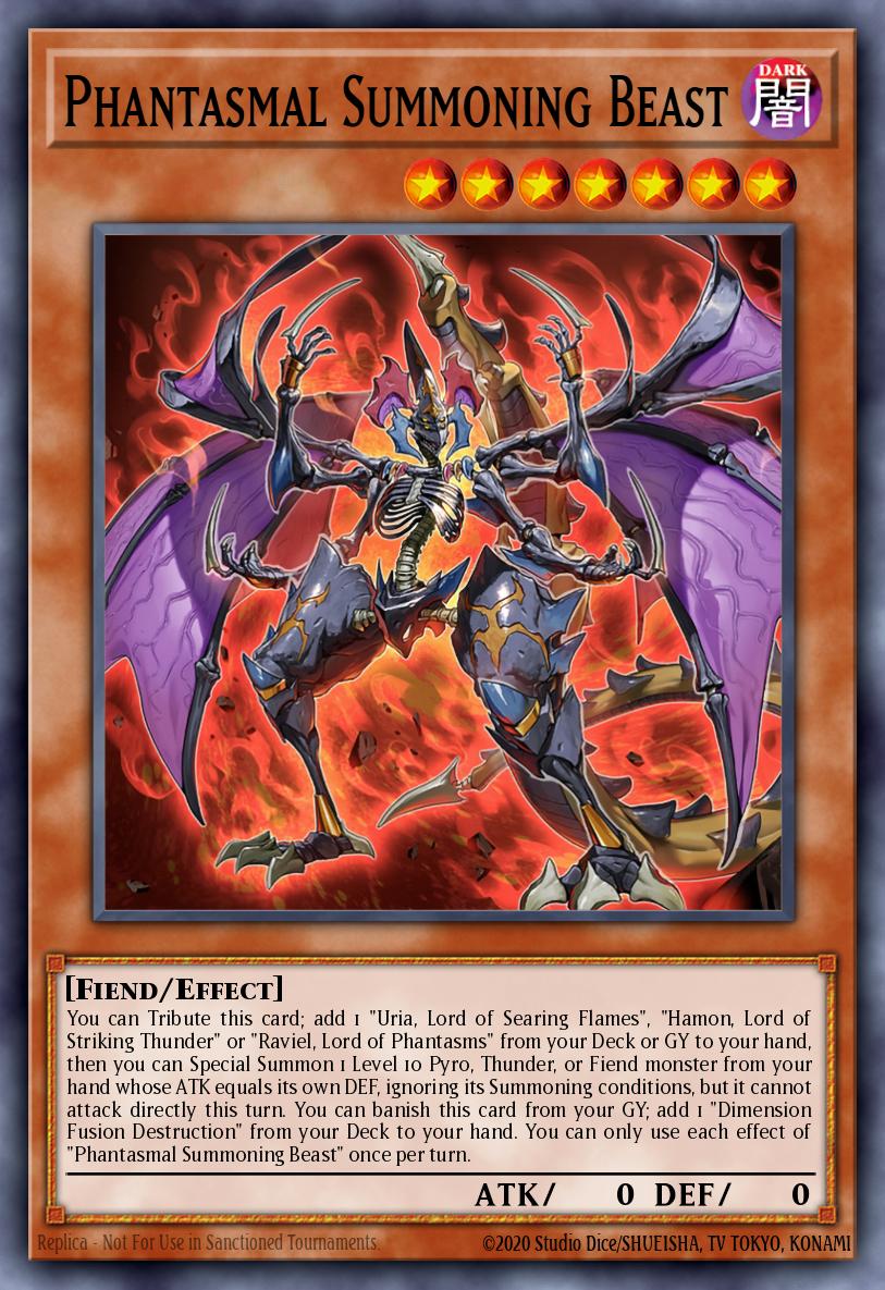 Phantasmal Summoning Beast MP25-EN156