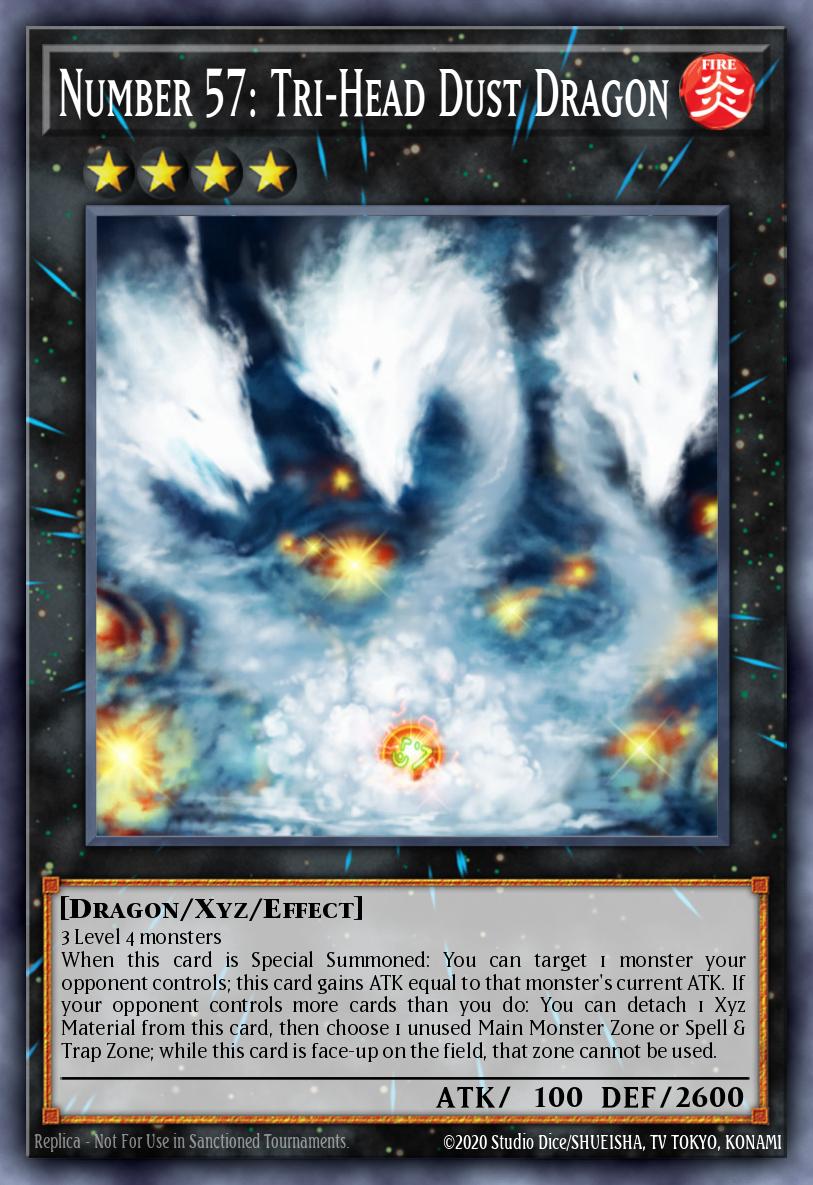 Number 57: Tri-Head Dust Dragon NUMH-EN030