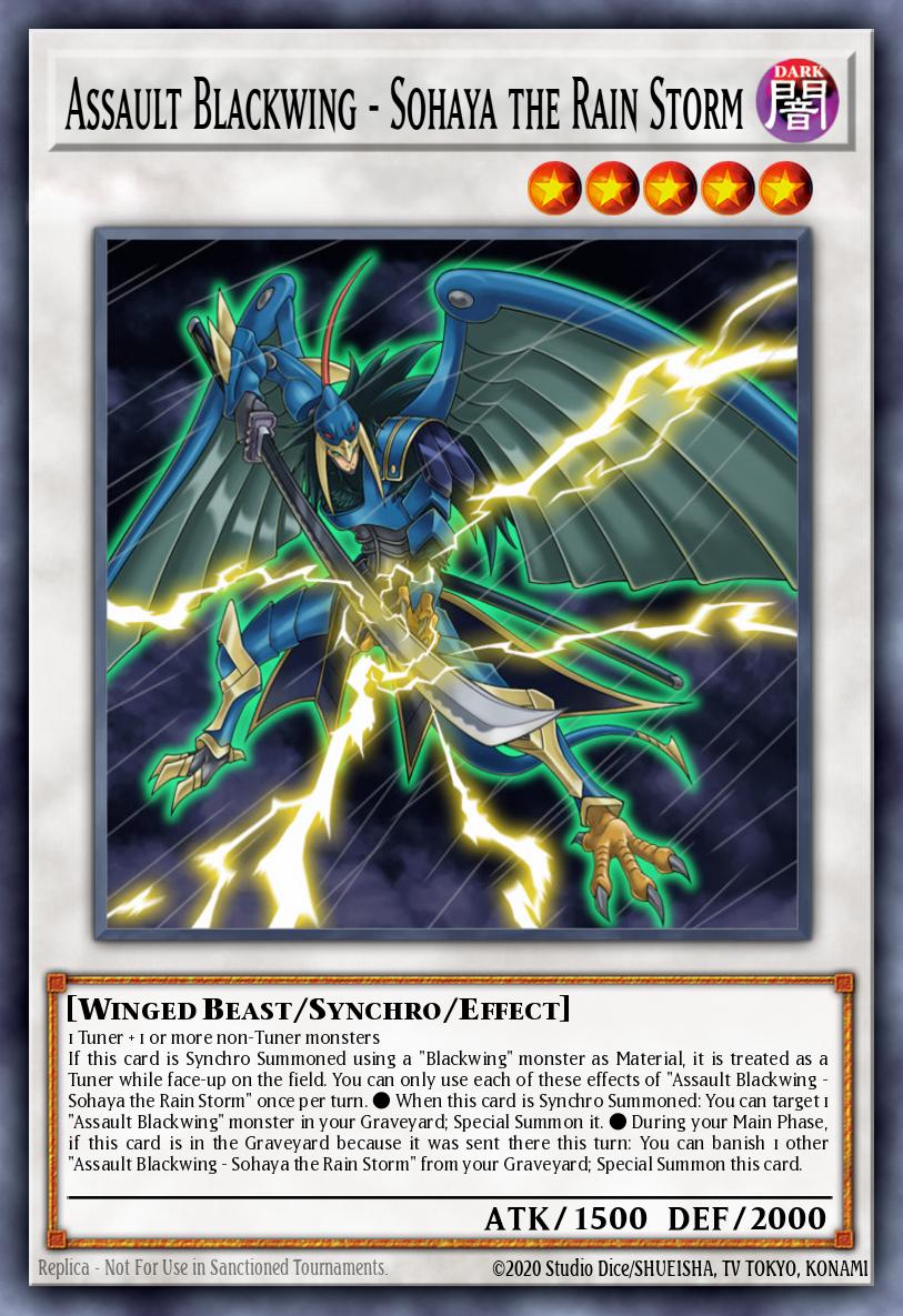 Assault Blackwing - Sohaya the Rain Storm MP17-EN096
