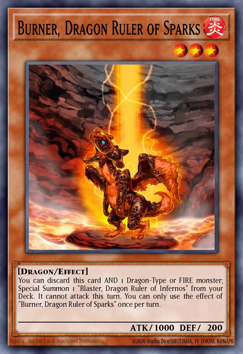 Burner, Dragon Ruler of Sparks BLMM-EN123
