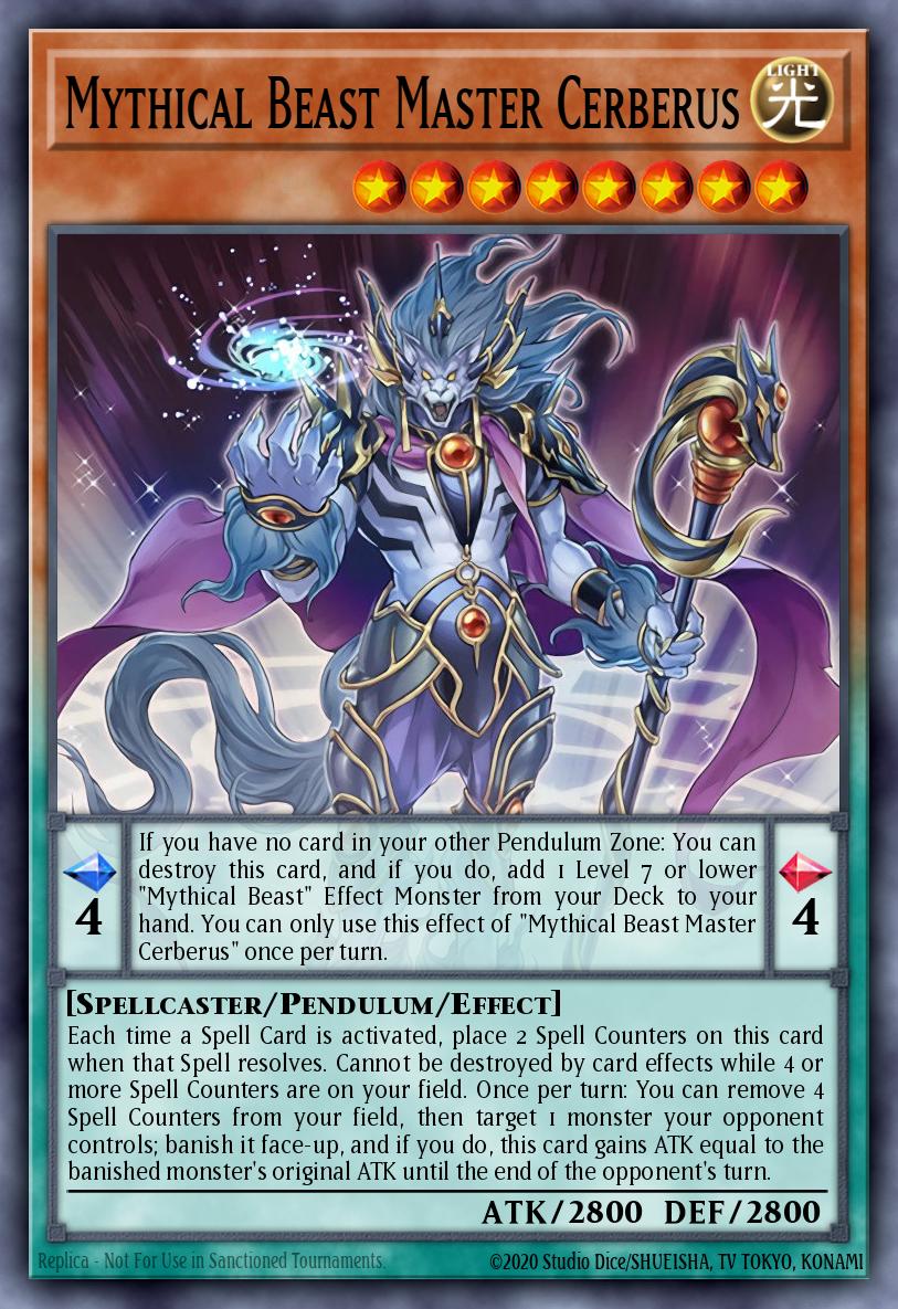 Mythical Beast Master Cerberus MP18-EN185
