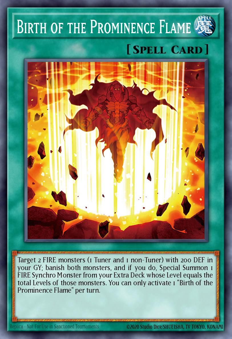 Birth of the Prominence Flame MP22-EN098