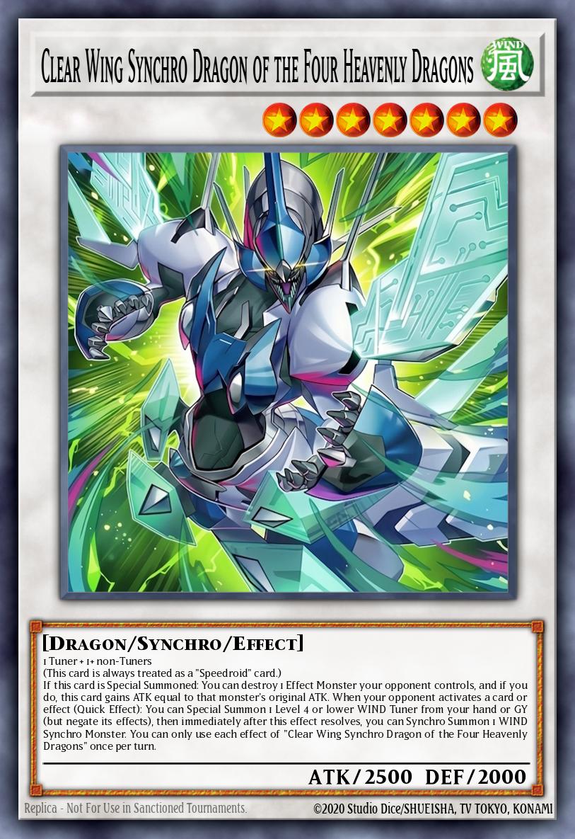 Clear Wing Synchro Dragon of the Four Heavenly Dragons MAMS-EN014