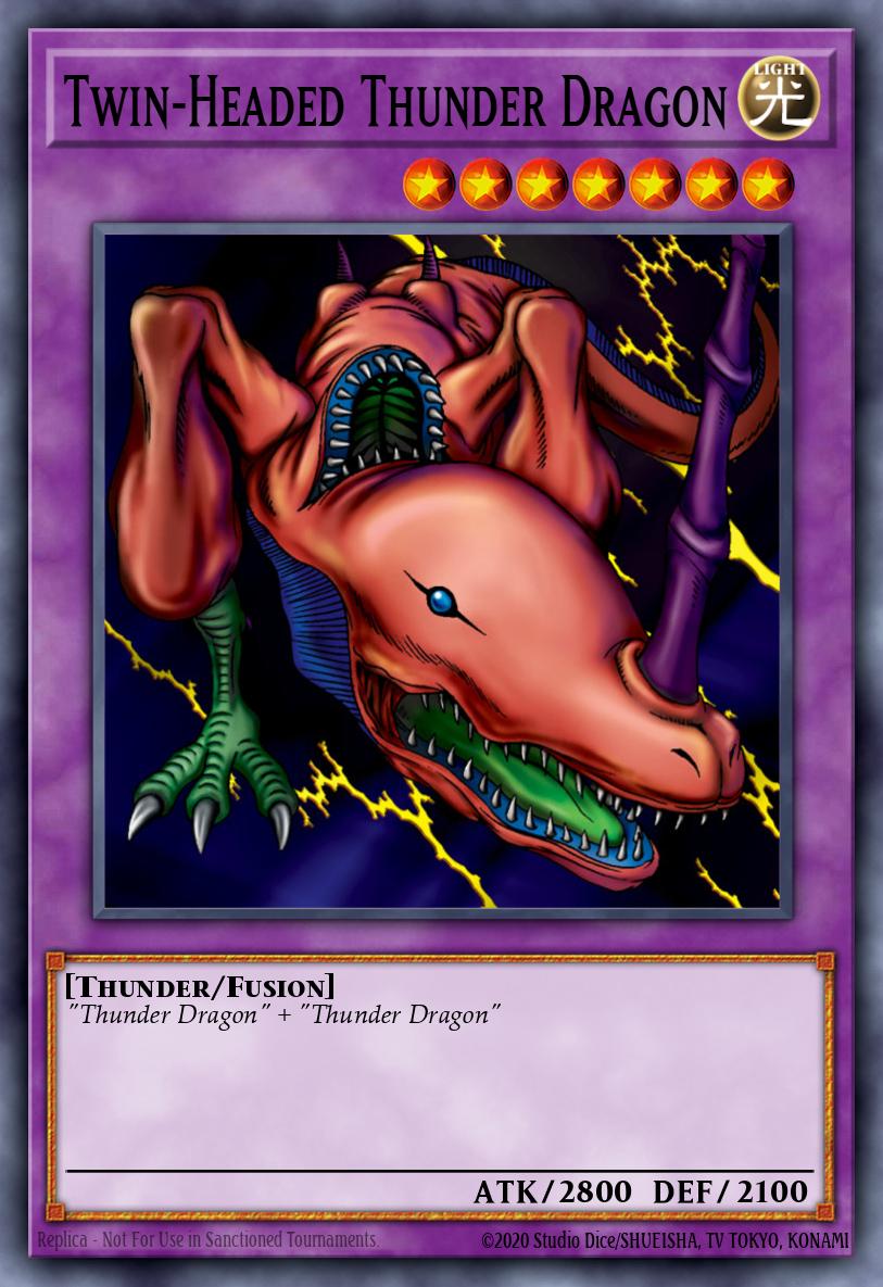 Twin-Headed Thunder Dragon DB2-EN069