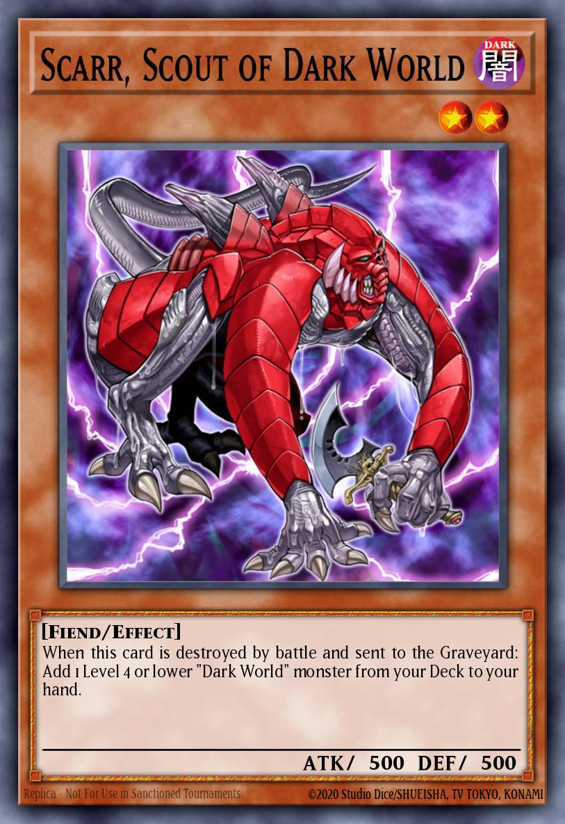 Scarr, Scout of Dark World DR04-EN085