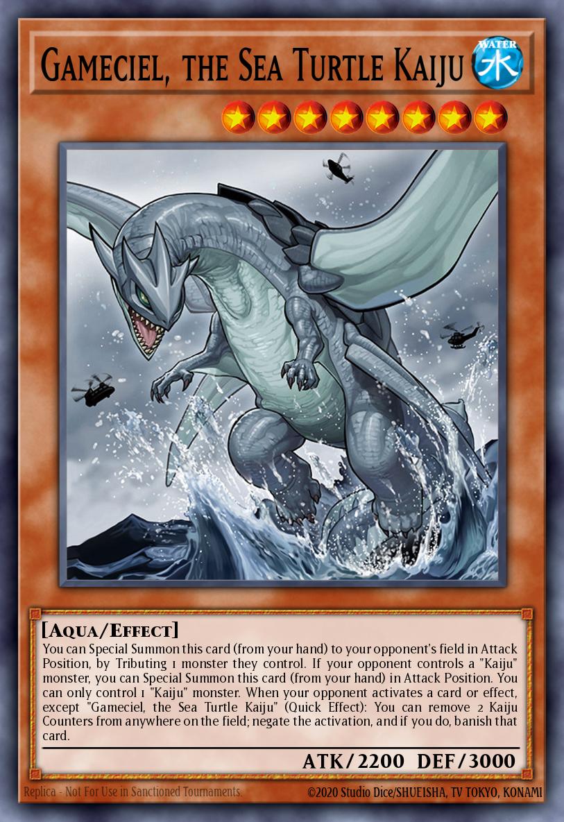 Gameciel, the Sea Turtle Kaiju MP16-EN164