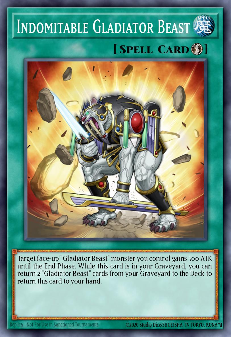 Indomitable Gladiator Beast CRMS-EN056