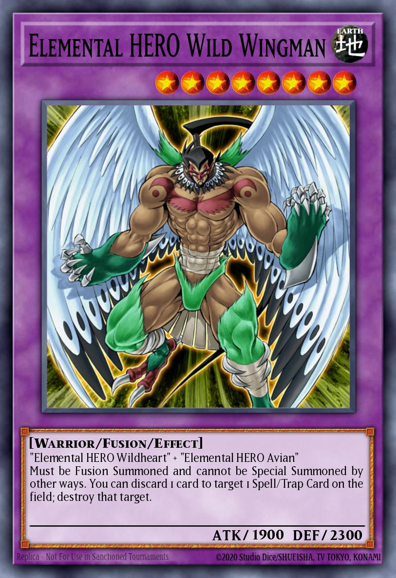 Elemental HERO Wild Wingman DR04-EN215