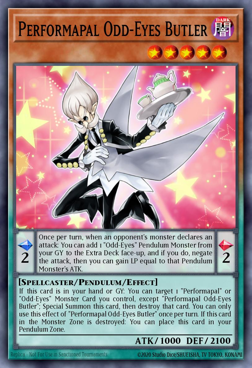 Performapal Odd-Eyes Butler BLMR-EN028