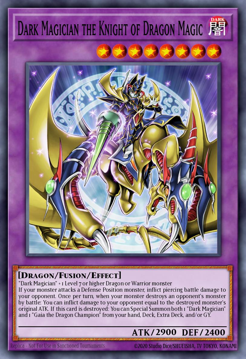 Dark Magician the Knight of Dragon Magic BLMR-EN001