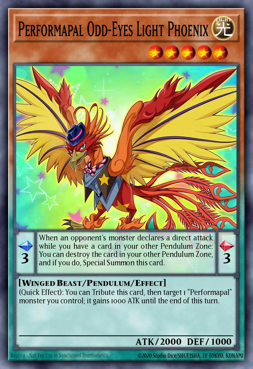 Performapal Odd-Eyes Light Phoenix LEDD-ENC06