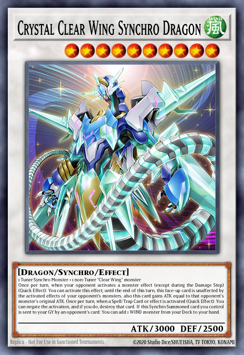 Crystal Clear Wing Synchro Dragon MP25-EN276