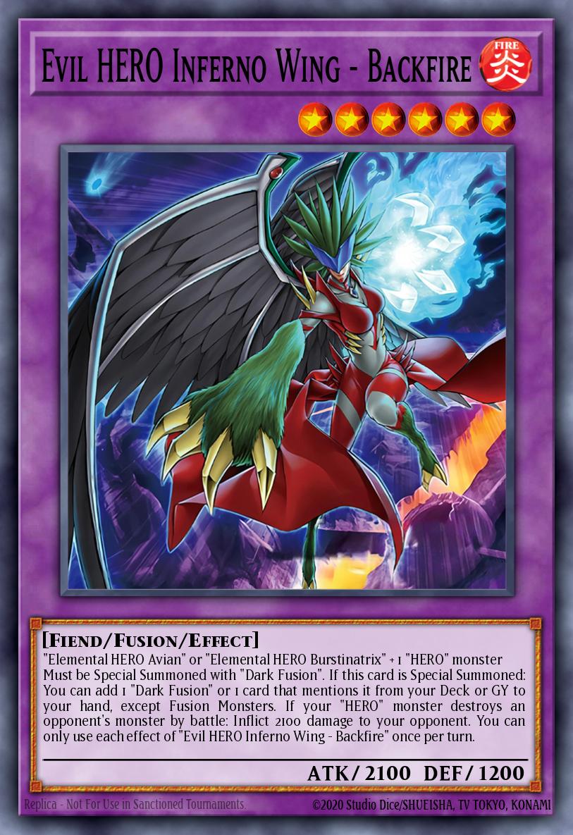 Evil HERO Inferno Wing - Backfire SUDA-EN032