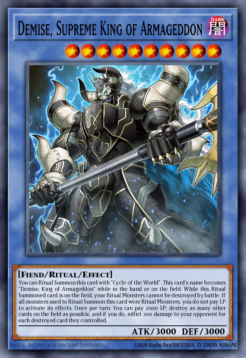 Demise, Supreme King of Armageddon CYHO-EN030