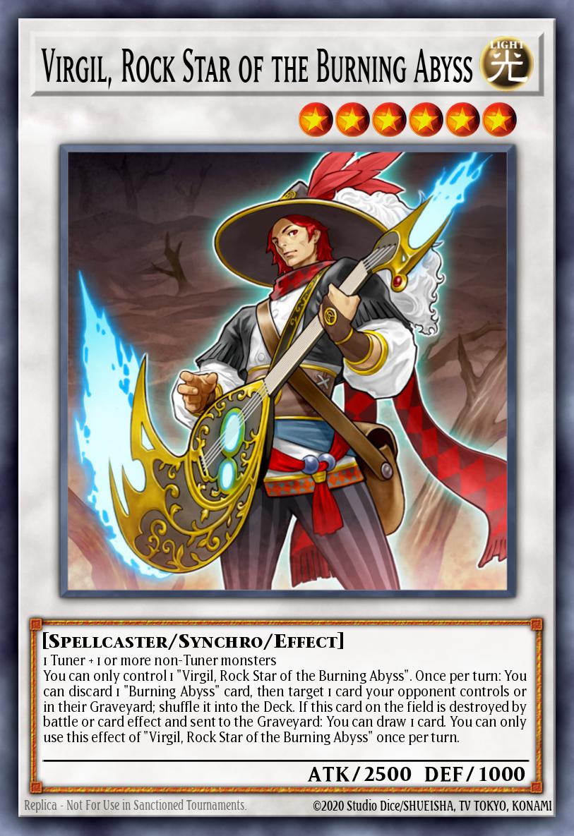 Virgil, Rock Star of the Burning Abyss MP15-EN187