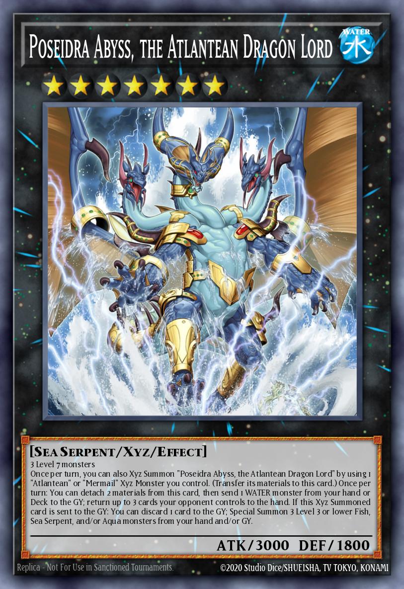 Poseidra Abyss, the Atlantean Dragon Lord MP25-EN108