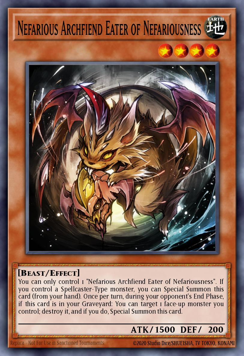 Nefarious Archfiend Eater of Nefariousness DUEA-EN035