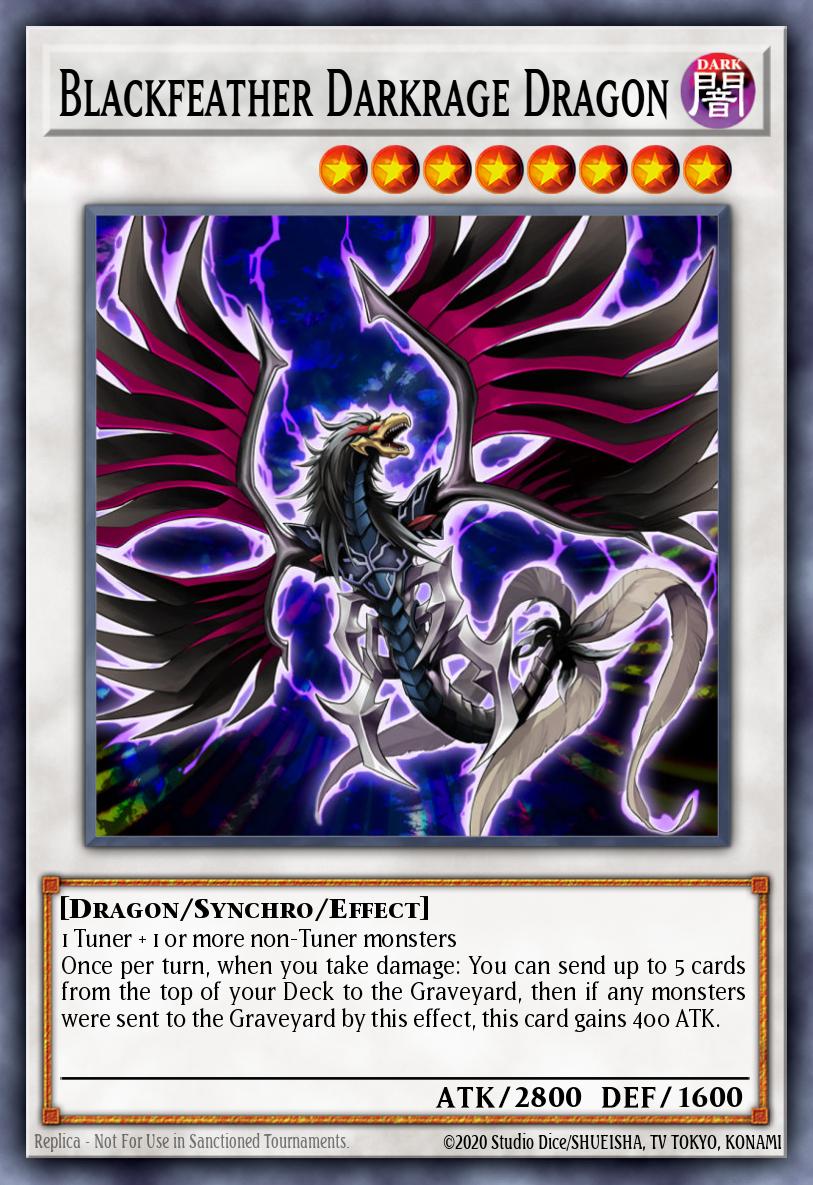 Blackfeather Darkrage Dragon PGLD-EN017