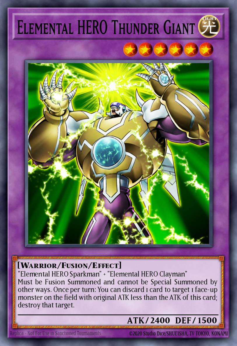 Elemental HERO Thunder Giant DR3-EN216