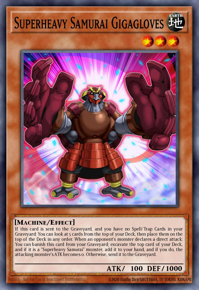 Superheavy Samurai Gigagloves MP16-EN007