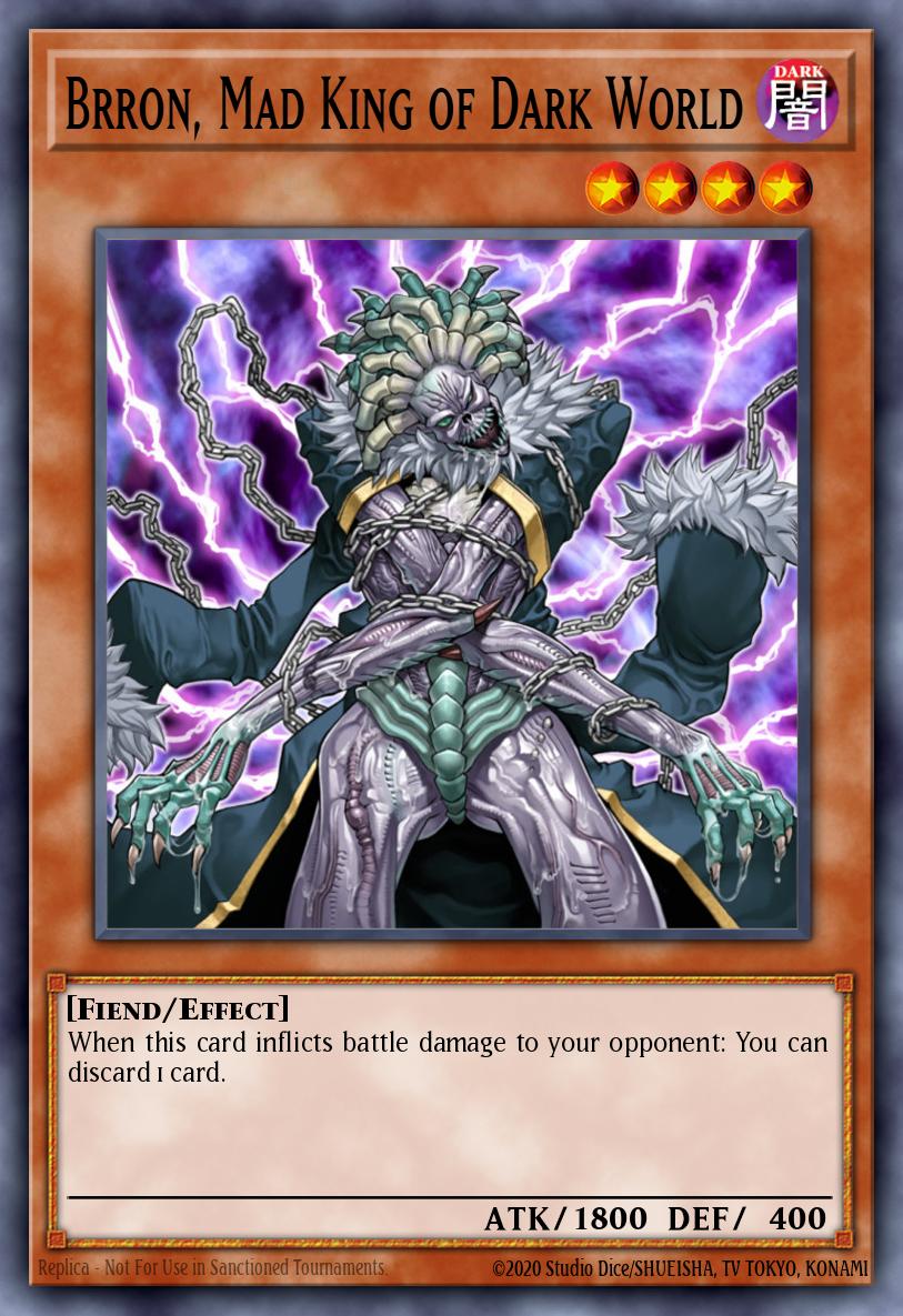 Brron, Mad King of Dark World DR04-EN082