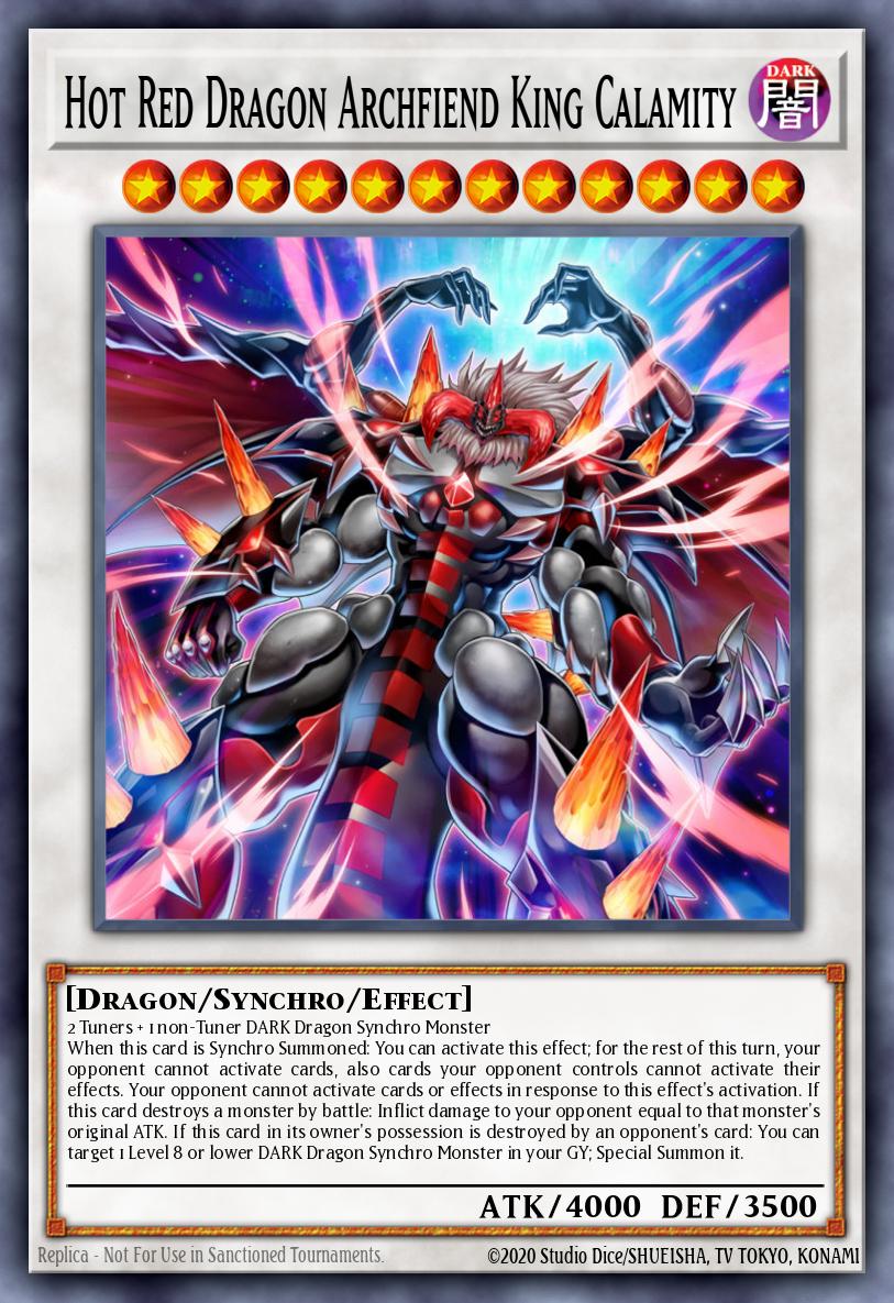 Hot Red Dragon Archfiend King Calamity DUPO-EN059