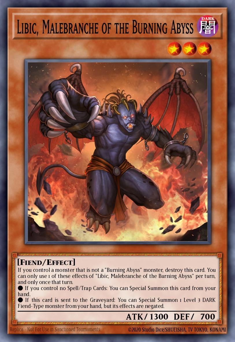 Libic, Malebranche of the Burning Abyss PGL3-EN050