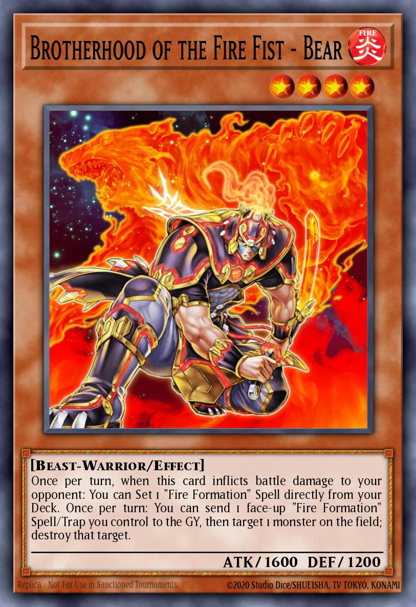 Brotherhood of the Fire Fist - Bear CT10-EN008