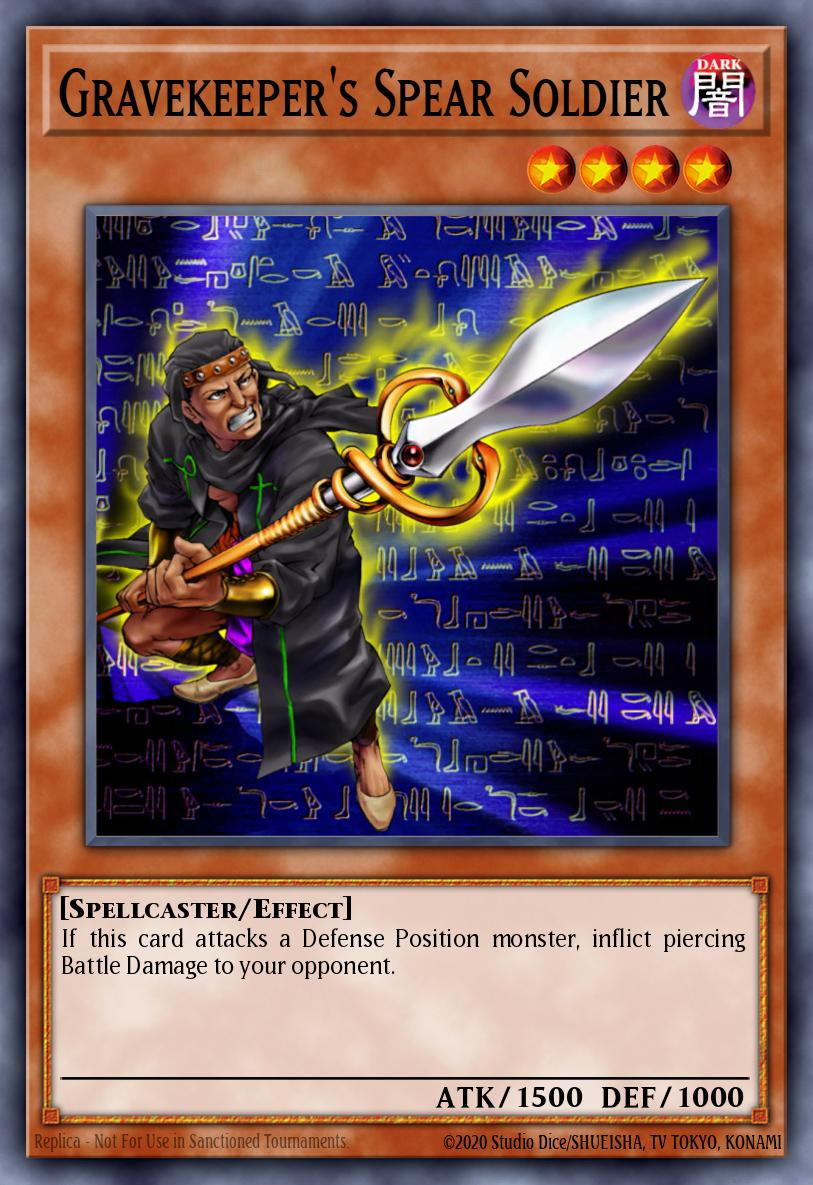 Gravekeeper's Spear Soldier DR1-EN010