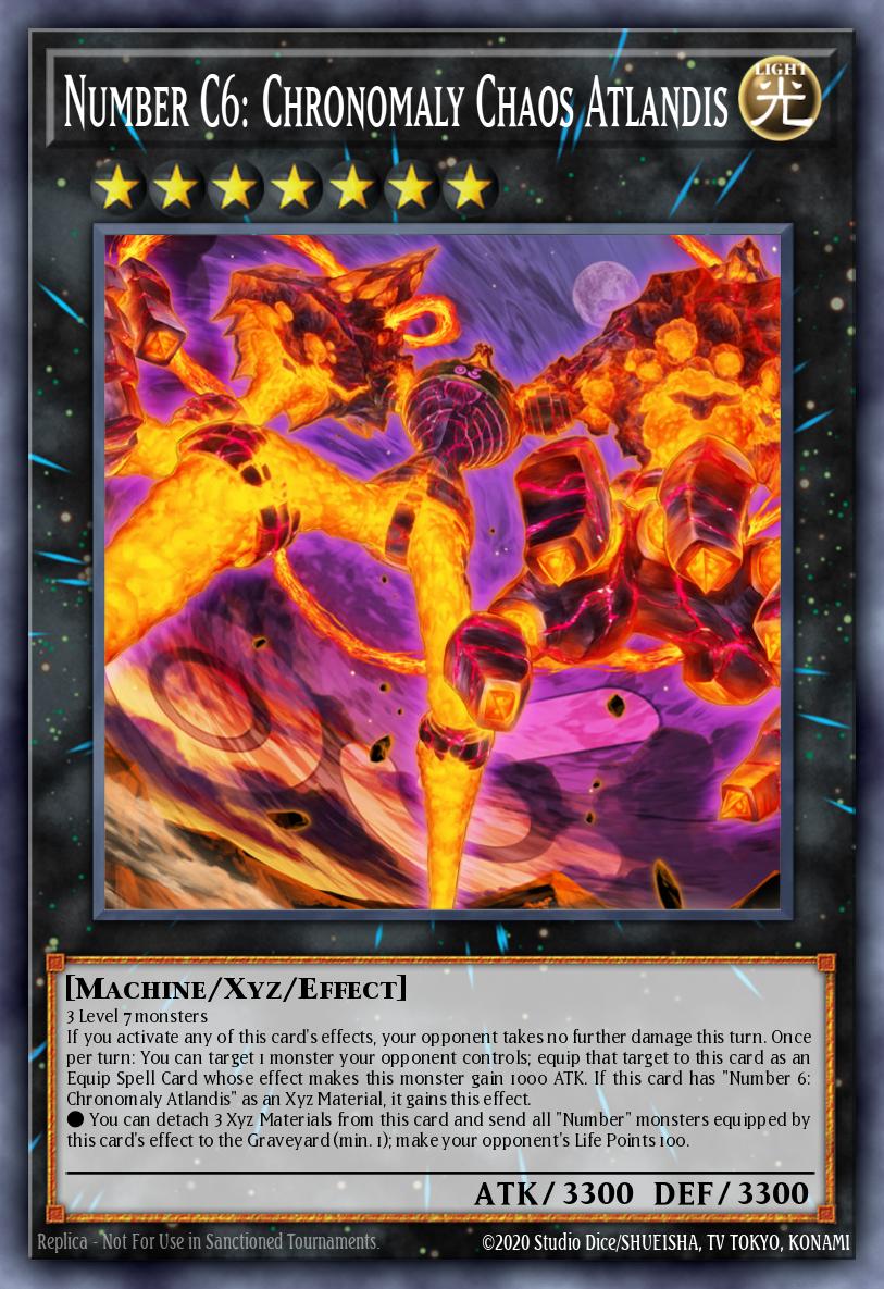 Number C6: Chronomaly Chaos Atlandis PGLD-EN018
