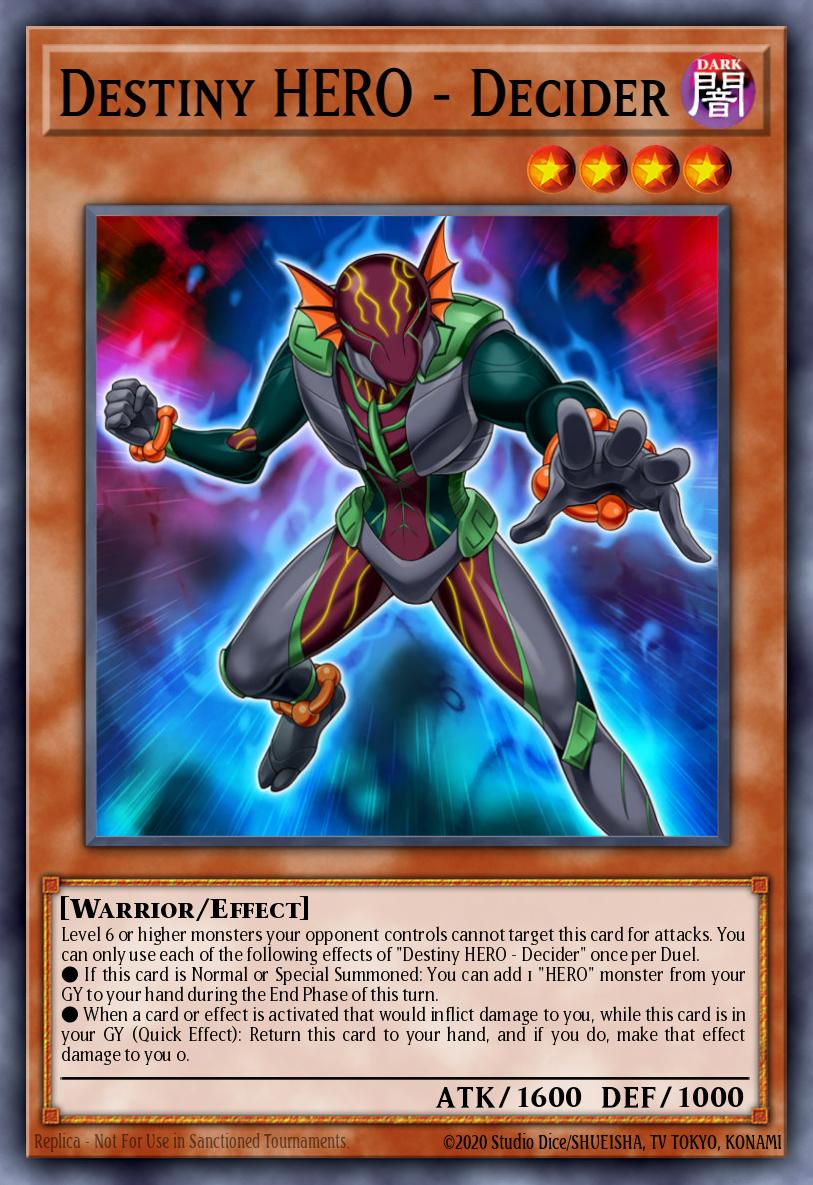Destiny HERO - Decider DESO-EN003