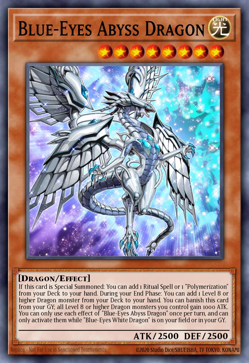 Blue-Eyes Abyss Dragon RA01-EN016