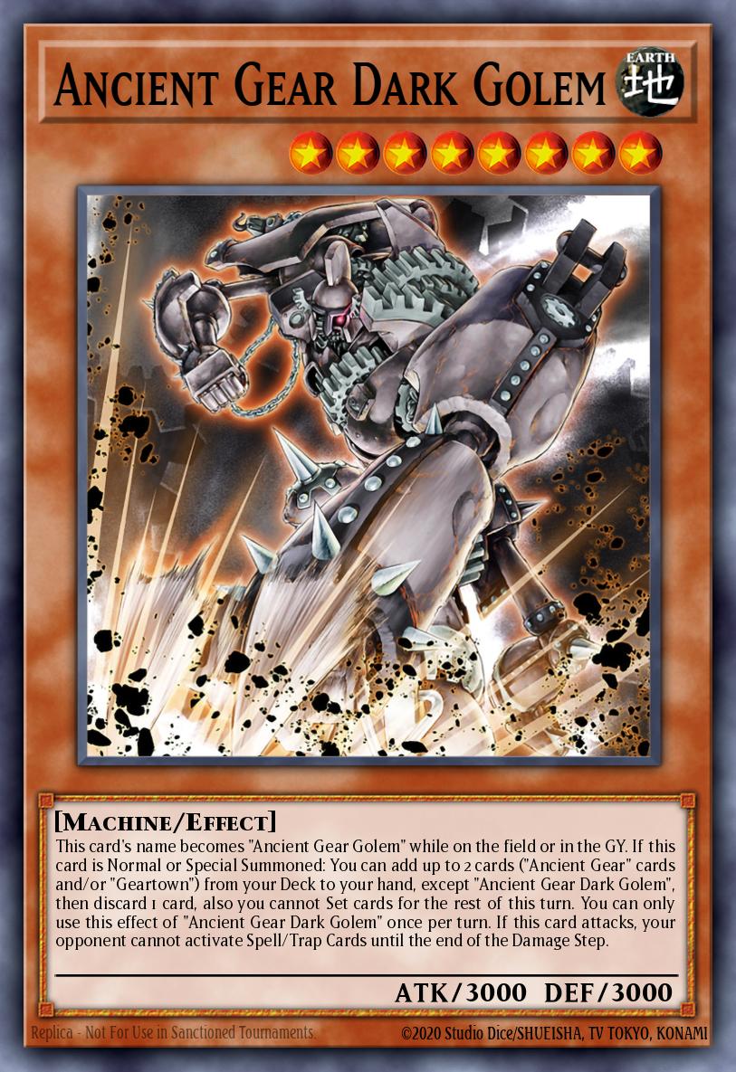 Ancient Gear Dark Golem MP25-EN003