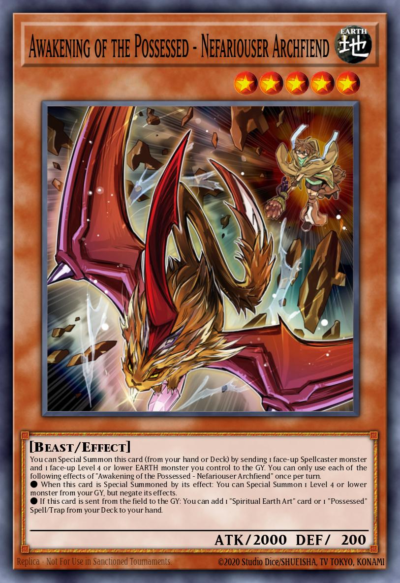 Awakening of the Possessed - Nefariouser Archfiend SDCH-EN005