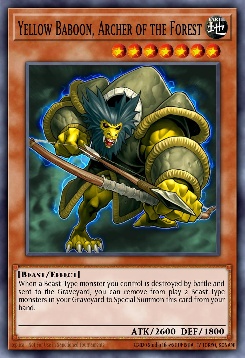 Yellow Baboon, Archer of the Forest SOVR-EN084