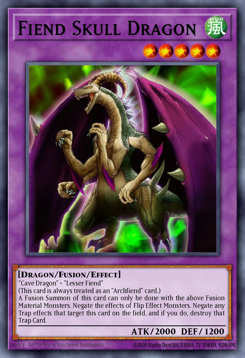 Fiend Skull Dragon DB2-EN154