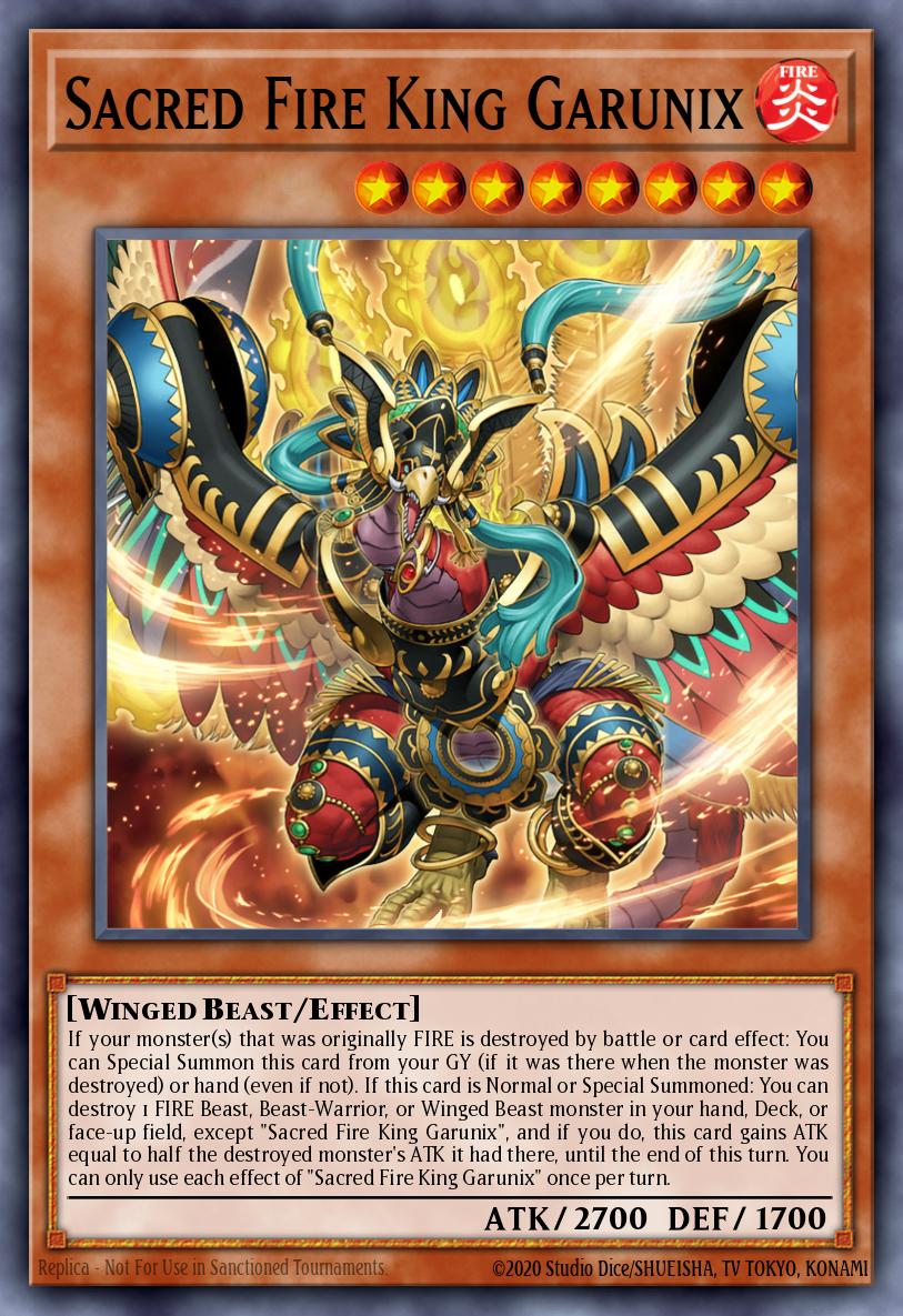 Sacred Fire King Garunix RA05-EN031
