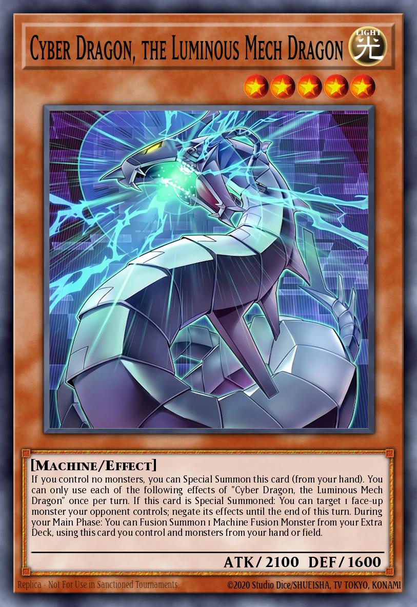 Cyber Dragon, the Luminous Mech Dragon MAMS-EN005