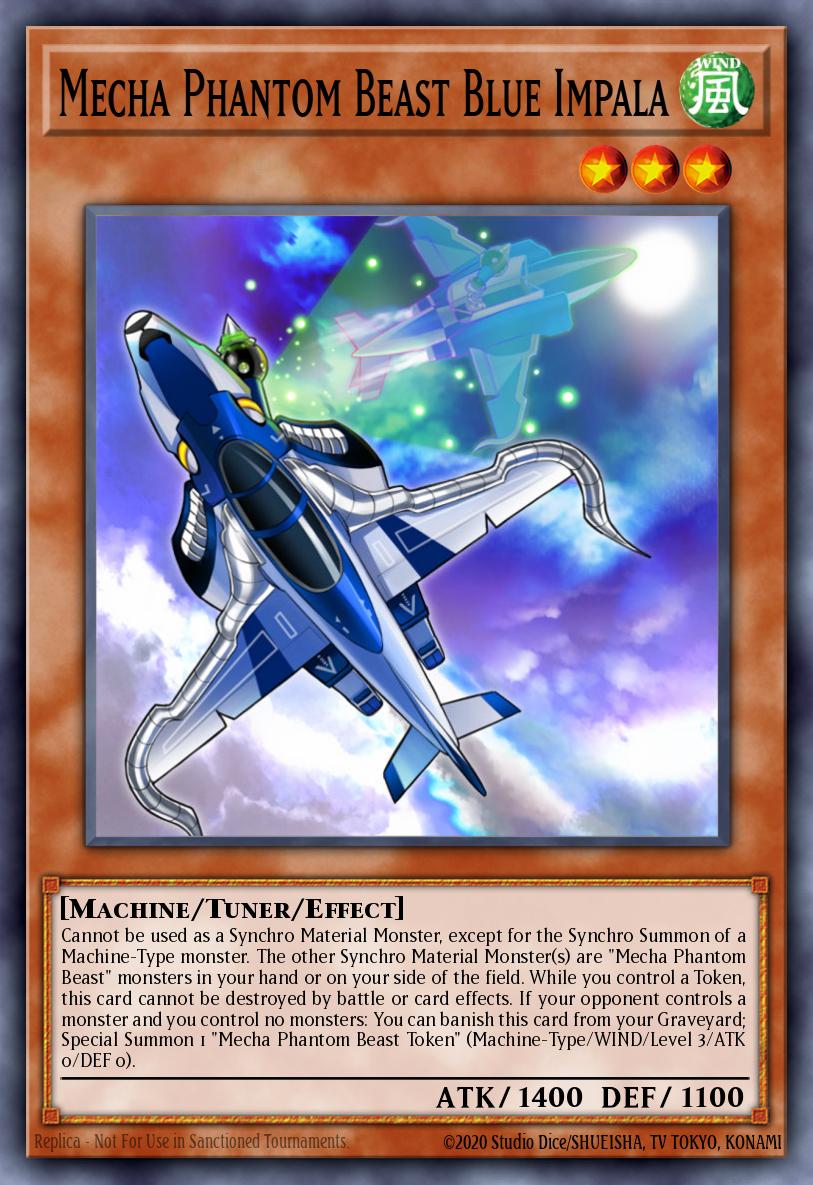 Mecha Phantom Beast Blue Impala MP14-EN076