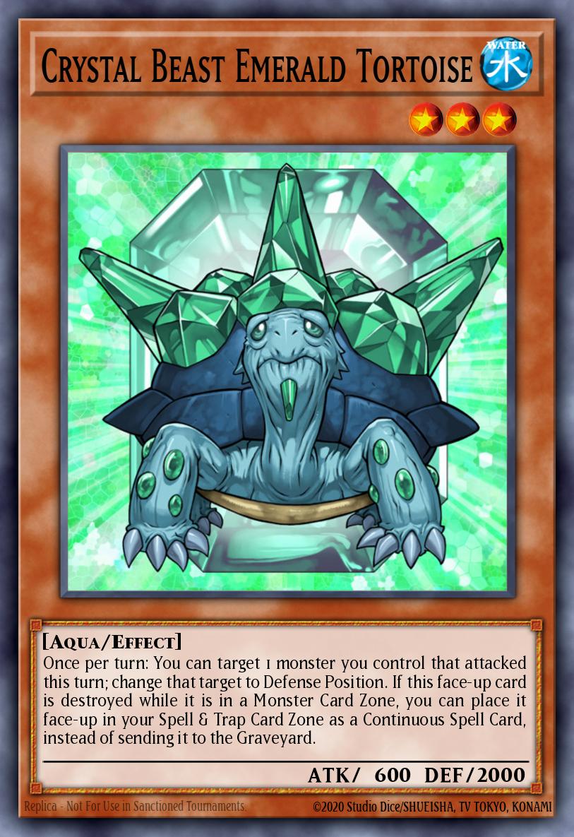 Crystal Beast Emerald Tortoise BLCR-EN049