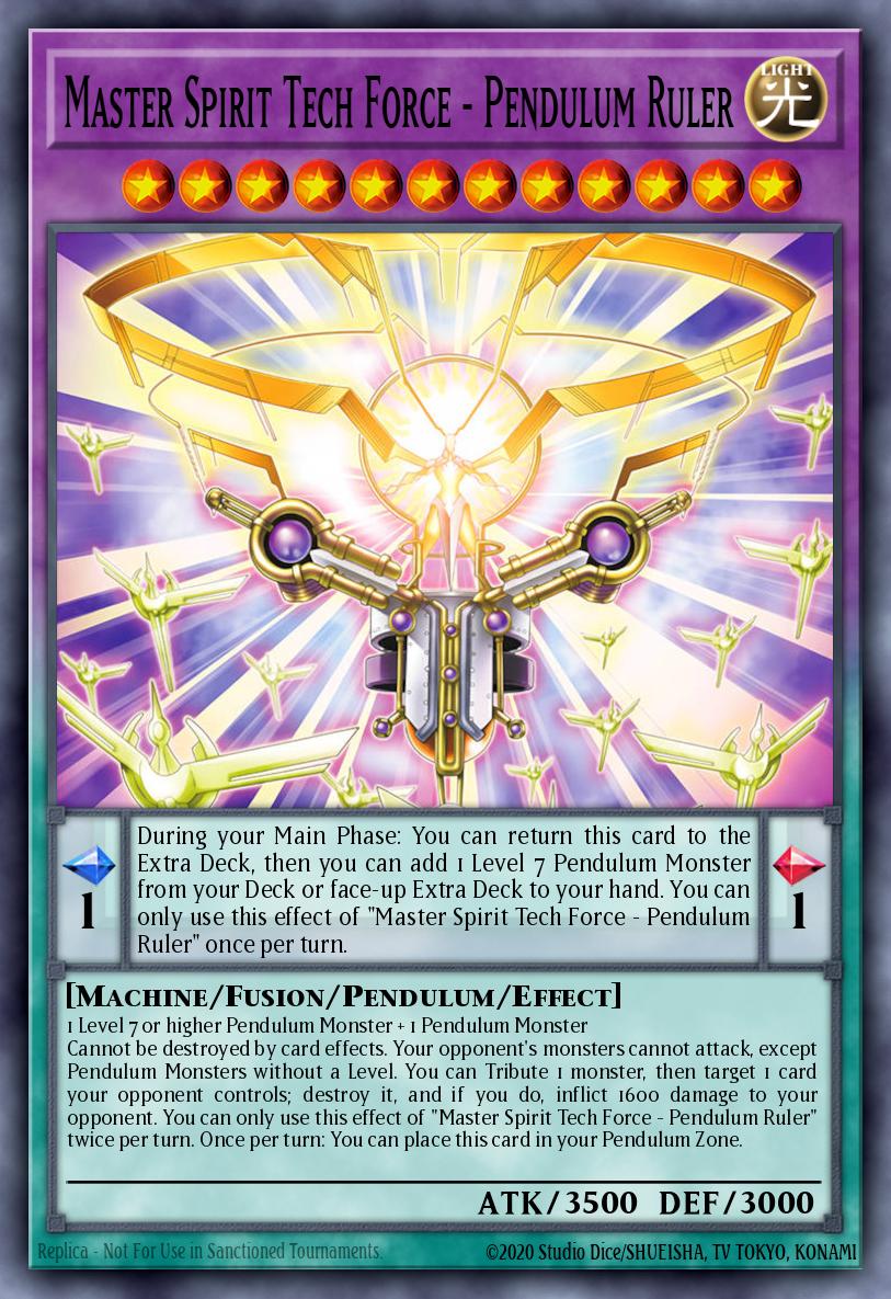 Master Spirit Tech Force - Pendulum Ruler MAMO-EN027